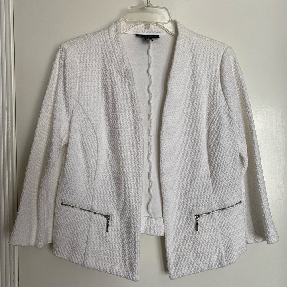 white blazer